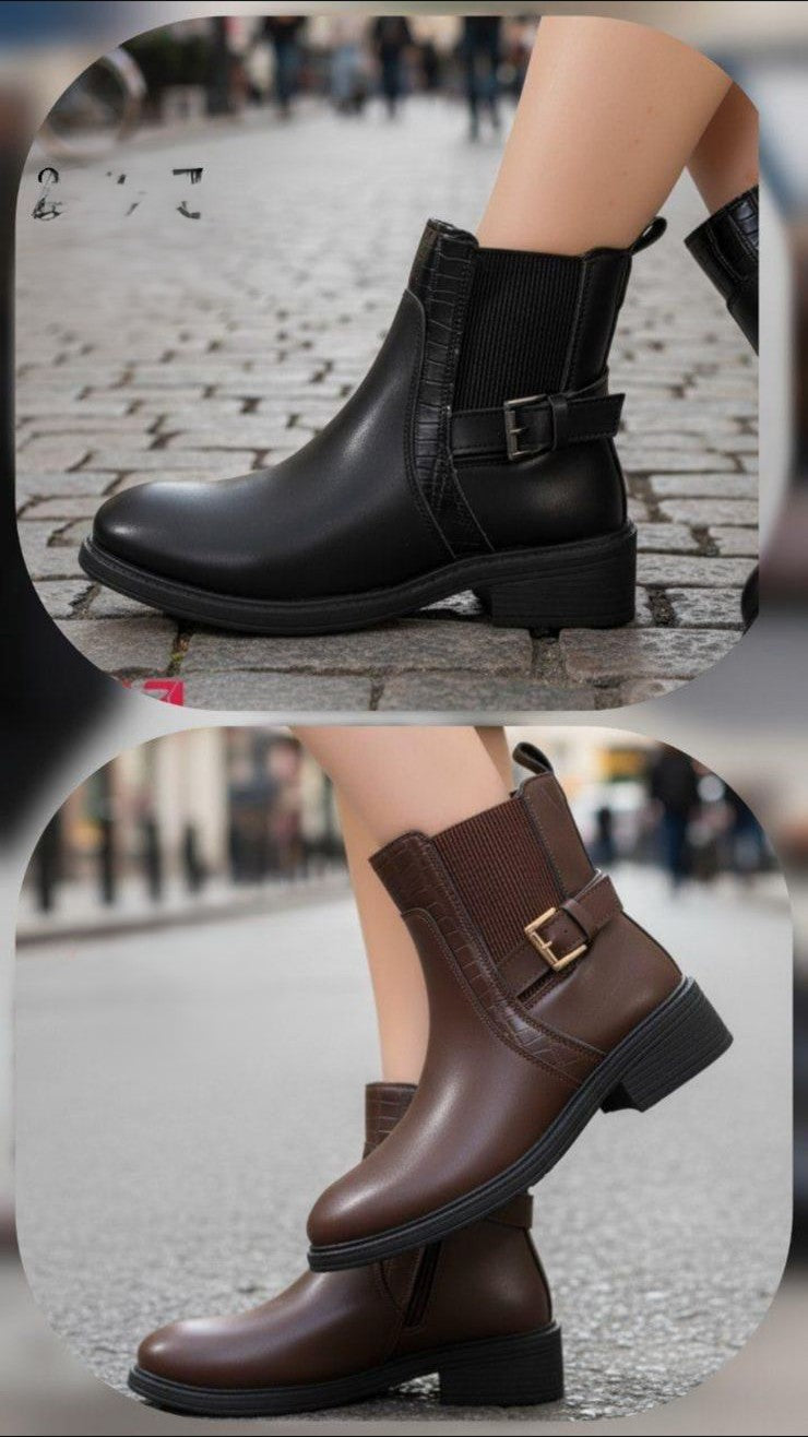 سرعة الأناقة: بوت تشيلسي سهل الارتداء للمرأة العملية