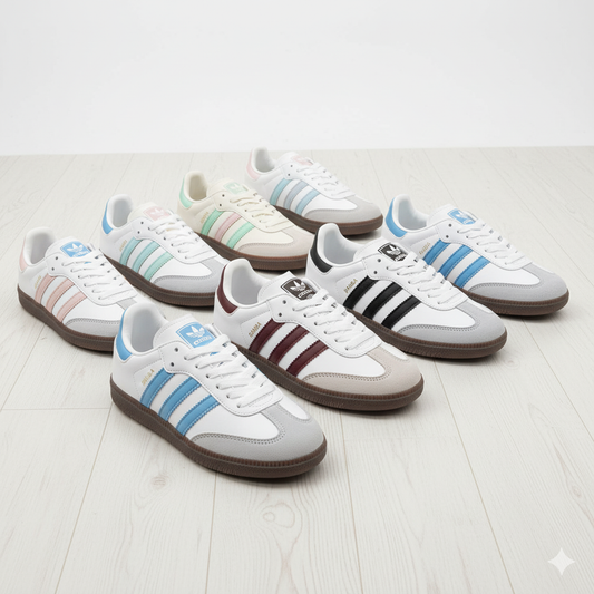 حذاء رياضي كلاسيكي تصميم "Samba" - 8 ألوان مميزة للمسة عصرية