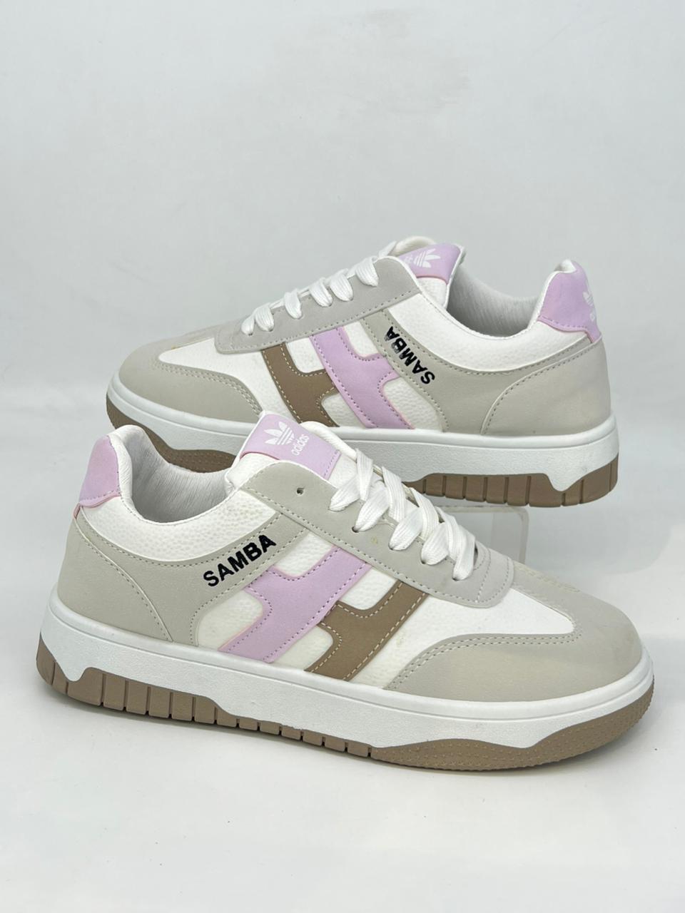 شوز أديداس سامبا 2026 | Adidas Samba New Edition – بنفسجي × أسود × بينك