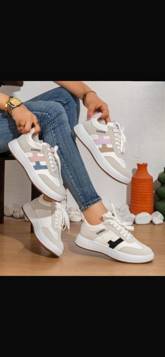 شوز أديداس سامبا 2026 | Adidas Samba New Edition – بنفسجي × أسود × بينك