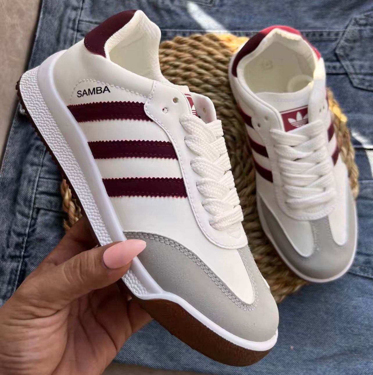 حذاء رياضي كلاسيكي تصميم "Samba" - 8 ألوان مميزة للمسة عصرية