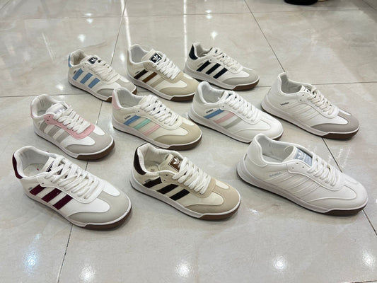 حذاء رياضي كلاسيكي تصميم "Samba" -  ألوان مميزة للمسة عصرية